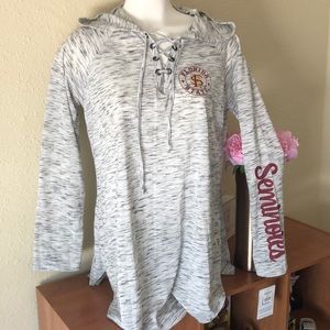 NWT FSU Seminoles Sweater Hoodie Press Box XL/L